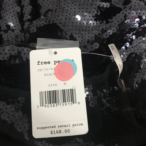 *Free People M Dance Till Dawn Dress M Sequin Dress - Picture 8 of 8